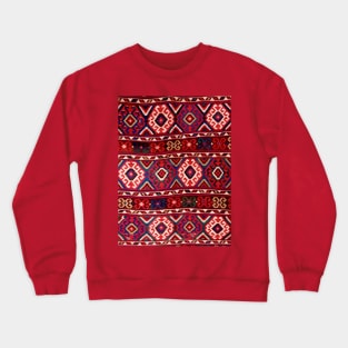 Antique Shahsavan Kilim Rug Pattern Crewneck Sweatshirt